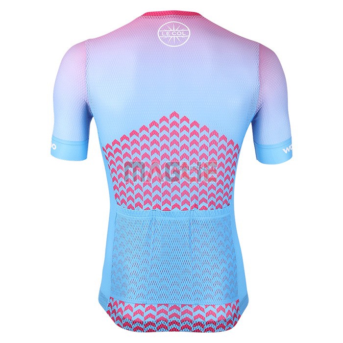 Maglia Le Col Manica Corta 2020 Celeste Rosa